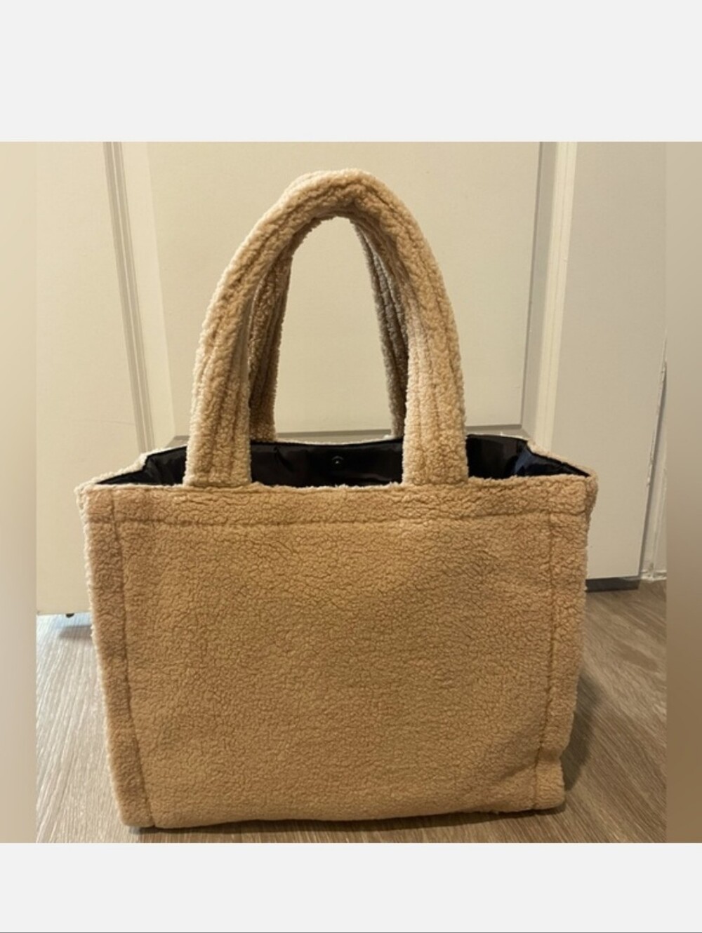 Victoria's Secret Weekender Shearling Logo Tote NWT - Picture 2 of 6